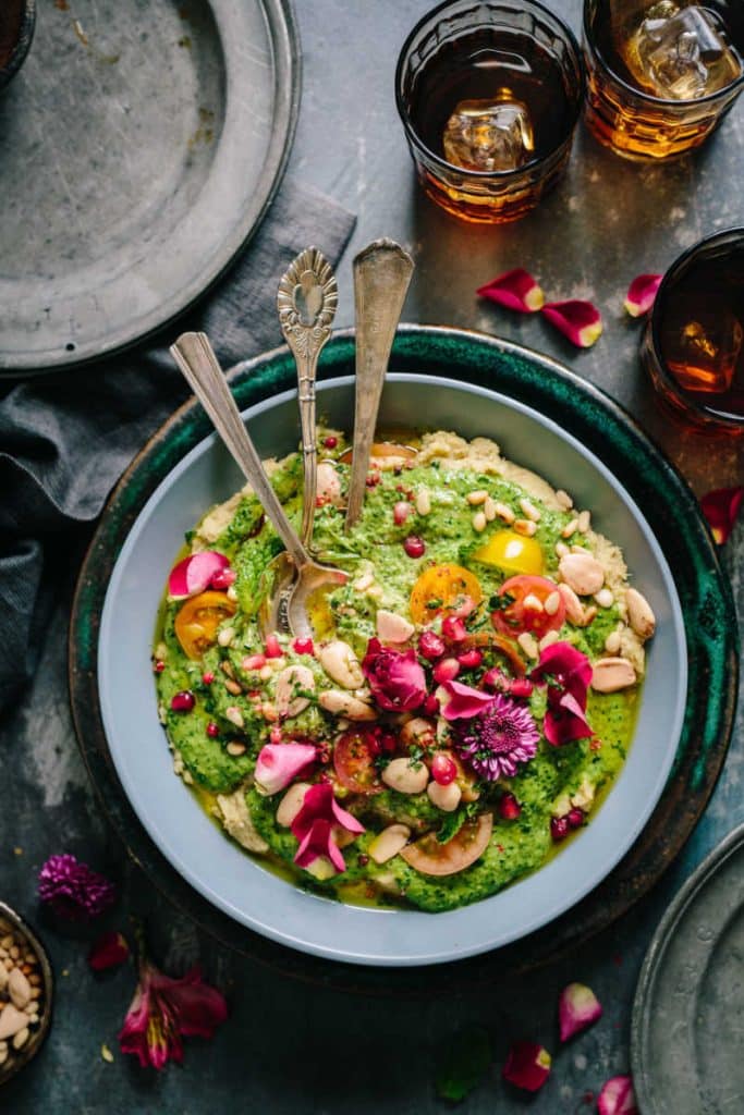 plate of vegan food